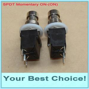 5개몫 SPDT 순간 ON-(ON) 기타 효과 푸시 버튼 스톰프 페달 풋 스위치, PCB 러그