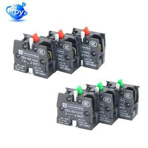 XB2 ZB2-BE101CZB2-BE102C 조이스틱 푸시 버튼 스위치 접점 블록, 10A 415V NC NO, TELE용 대체품