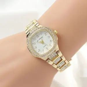 앨런 여성 손목시계 골드 메탈 패션시계 여성시계 여자시계