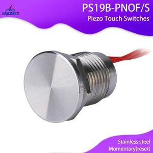스테인레스 스틸 방수 피에조 터치 스위치 16mm 22mm 일반 개방형 용량 성 순간 푸시 버튼