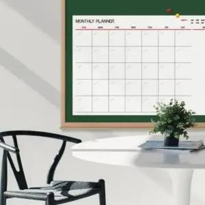 수업 고무자석 먼슬리 플래너 화이트보드 900X600