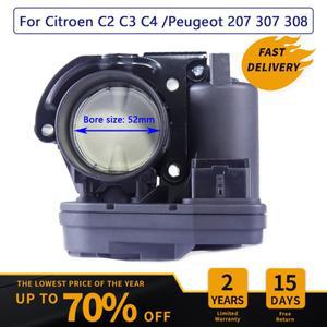 스로틀 바디, 푸조 207 307 308 1007 1.6L, 시트로엥 C2 C3 C4 Berlingo Xsara 밸브 0280750164 1635Z8 OEM