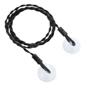 부착식 빨래줄 원룸 추가 설치 빨래줄 블랙