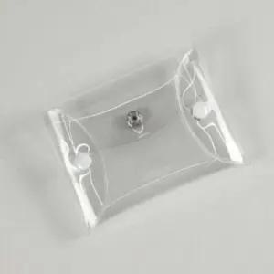 화장품 똑딱이 투명 PVC 파우치 소형 세면백 세면가방 워시백