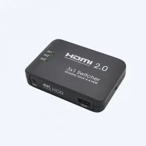Coms HDMI 선택기 3대1 4K 리모콘 공유기 영상분배기