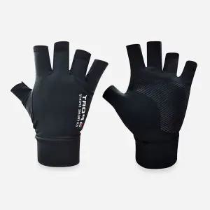 [골드스마일]여름 등산장갑 자전거 스포츠 운전 반장갑 블랙