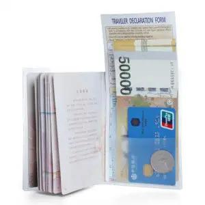 티켓수납 여권커버 여행필수품 투명 여권케이스