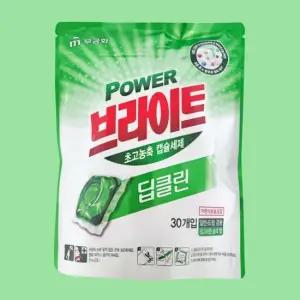 파워 브라이트 초고농축 캡슐세제 일반드럼겸용 30입