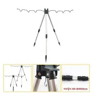 접이식 낚시대 받침대-7구 바다 민물 높이조절