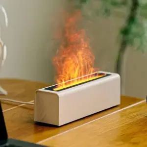 책상가습기 무드등 가습기 불멍 책상 미니