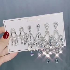 악세사리 은침 귀걸이세트 3종 귀찌세트 이브닝 글로우 세트