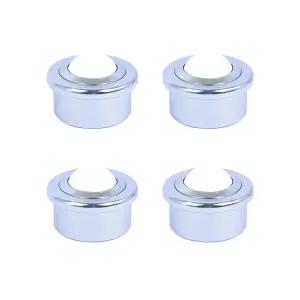 나일론 볼 이송 베어링 롤러 캐스터 - 직경 1인치 변속기 장비 컨베이어용 장치 360 o 범용 회전 및 탄소강