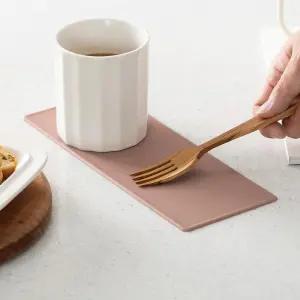 국산 실리콘 사각 미니 테이블 식탁매트