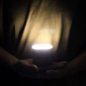 [콩심팥심]미니 에어펌프 캠핑랜턴 TERA4 카키 충전식 바람