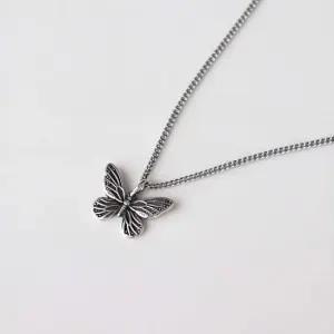 (Silver925) Antique butterfly necklace 실버 목걸이 액세서리