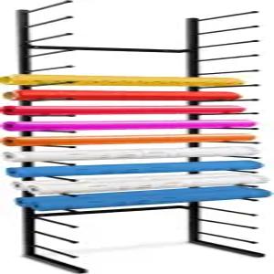 엘렉럭스 월 마운트 블루프린트 홀더 보관함 정리함 - 34 슬롯 포스터 보관 건설 용지 지도 보관(17단계)을