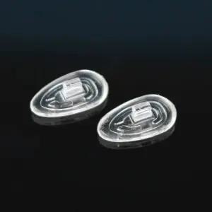 안경나사 코받침 패드 교체 500개 푸시 인 안경 실리콘 코 부품