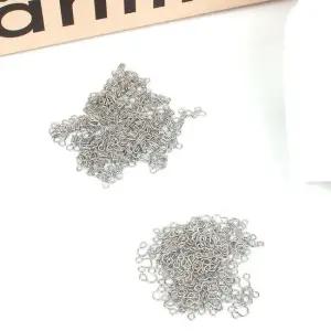 의류 후크버클 100개입- 은색