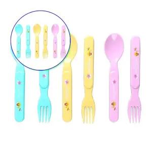 쌍문상회 핑크퐁 다용도 스푼포크세트 6P
