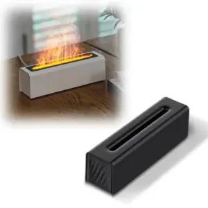 휴대용가습기 탁상용 저소음 가습기 불멍 불꽃 침실 무드 수면등