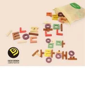 [브레인숲] 훈민한글모음SET-틴트82 원목블럭1 12 칼라블럭35 훈민모노25 교재2