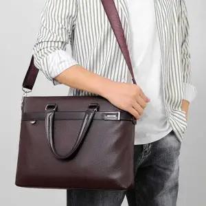 남성서류가방 남자 회사원 노트북 서류 가방 업무 용 브리프 케이스