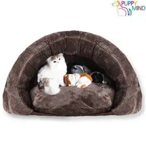 퍼피마인드 스웨이드 동굴 고양이 하우스 빅사이즈 고양이집