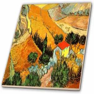 3dRose ct_48156_2 반 고흐 풍경 세라믹 타일 6인치