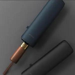 판촉물우산 우드 10살 특대 3단 자동 우산 답례품