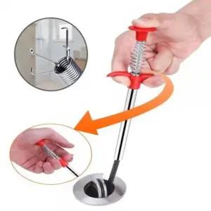 욕실 세면대 변기 뚫어뻥 막힌 배수관 자바라 집게 대형