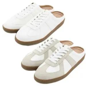 뮬스니커즈 여성 블로퍼 남성 뮬운동화 신발 독일군 스니커즈