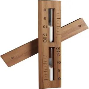 폭스유 사우나 샌드 타이머 - 15분 액세서리 캐나다 레드 시더 수제