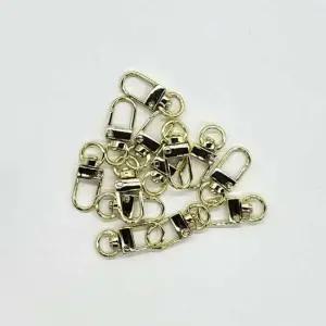 D자형 키링 라이트골드 키링 자동차키링 차키키링 가방키링