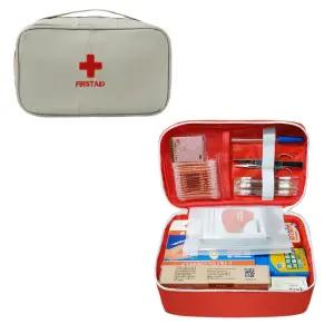 휴대용 응급키트 파우치 재난 생존 가방 구급함 약통 zLY8+1isj
