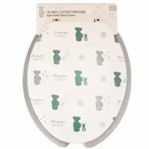 변기커버특대형 소프트 변기커버 중 U형 변기시트 변기커버부속 화장