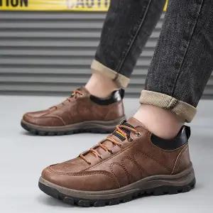 워킹화 남성 모던 레더 워커 스니커즈 ZGM.T05 겨울신발 남성구두