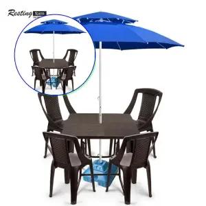 쌍문상회 레스팅 테라스 파라솔세트 편의점의자