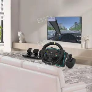 레이싱 거치대 조이스틱 휠 1080도 레이싱게임 운전대