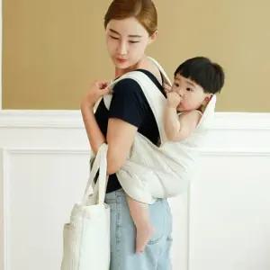 베이비꼬 조끼형 순면포대기_베이직