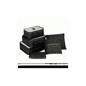 [파우치데이] 큐브 여행 6종 파우치 [PH213]다용도/휴대용/캐리어/세면백/화장품/이너백/정리백/캠핑/가방