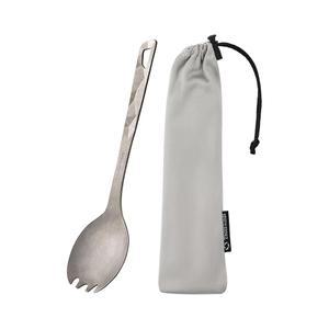 Thous Wind 티타늄 스포크, 가볍고 내구성이 여행용 플랫웨어, 야외 뛰어난 가방 캠핑 가능한 배낭 수납 포크, 재사용