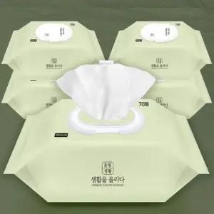 올림생활 프리미엄 물티슈 피톤치드향 엠보싱70매10팩