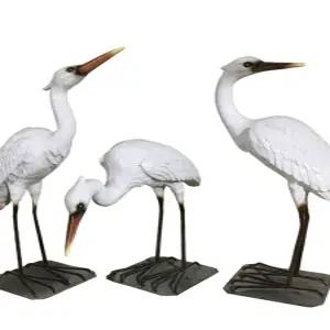 두루미 조형물 카페 장식품 연못 마당 야외 조경 소품