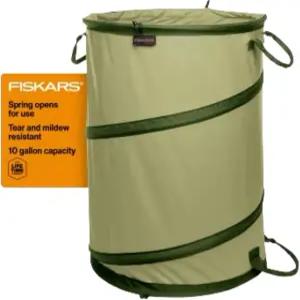 마당 쓰레기용 피스카스 캥거루 접이식 정원 가방 잔디 관리 및 가꾸기용 10갤런 재사용 용기