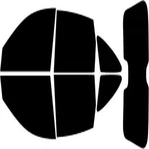 트루라인 오토모티브 프리컷 카 윈도우 틴트 2007-2011 혼다 CRV와 호환 - 20 올사이드 및 백 필름 자동차