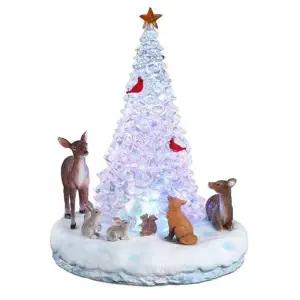 LED 글리터 트리 워터글로브 장식