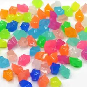 어항장식품 야광 조경 스톤 아크릴 재질 안전한 표면 장식 밝은 빛 발산