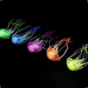 어항장식 컬러 해파리 PVC 수족관 장식 실내 수조 장식품 어항 꾸미기장식