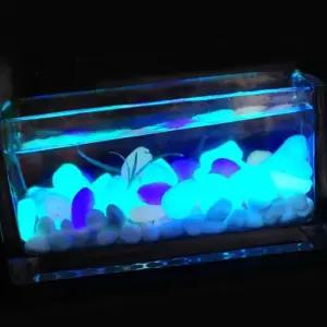 어항장식 장식용 발광 칼라스톤 어항 장식 돌 수족관 꾸미기 다양한 색상