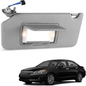 2008-2017 혼다 어코드 액세서리용 ItranMc 선바이저 드라이버 사이드 라이트 미러가 장착된 좌측 그레이